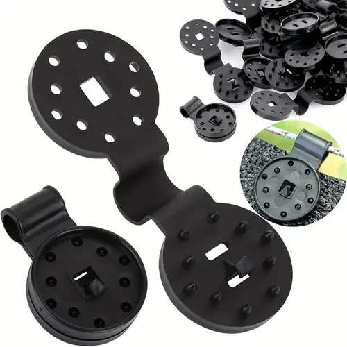 Shade Clothes Clips 50 Pcs Black - Heavy Duty Lock Grip for Sun Shade Sail Tarpaulin Mesh Canopy Fence, Windproof Awning Clamp Grip