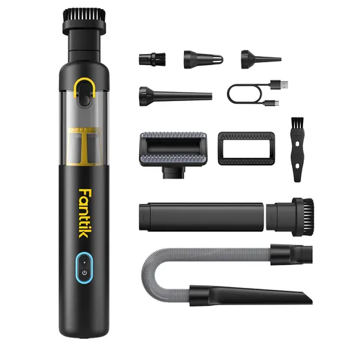 Fanttik V8 Apex Cordless Car Vacuum High Power, 19000Pa, RobustClean Mini Vacuum with Flexible Hose and Pet Brush, 2H Fast Charge, Portable Vacuum for Car Interior Home Cleaning Cleaner Automotive Summervibes summerwins,dorm essentials,home essentials