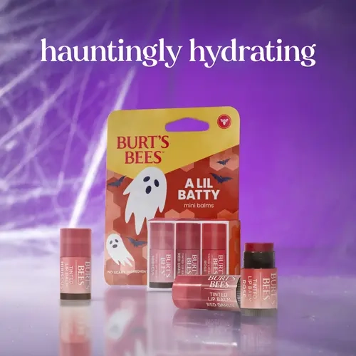 Burt's Bees A Lil Batty Mini Halloween Lip Balms make a perfect lip care gift set and a great alternative to Halloween treats and candy.