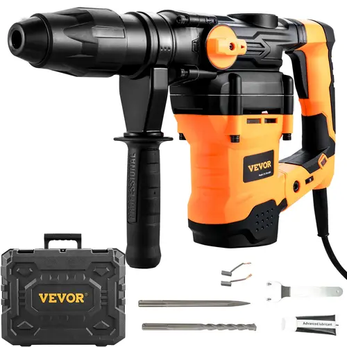 【Summerfinds】VEVOR Rotary Hammer Drill Corded Drills 1-9/16" 3 Modes SDS-MAX Chipping Hammers, Drill Tool, Power Drill Set,father'sdaygifts