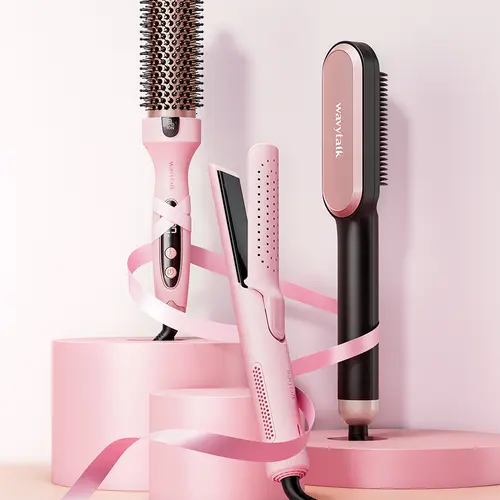 Wavytalk 1-in Titanium Plate Salon Smooth Ionic Hair Straightener - Hair Brush, Beauty Products (Note: Alternate link, do not order), Ceramic Flat Iron