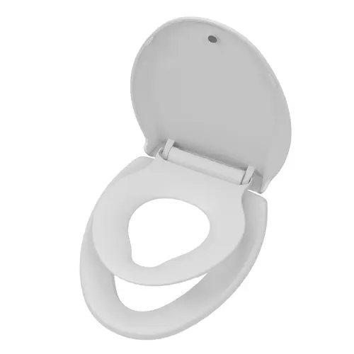 【GARVEE】 Elongated Toilet Seat with Toddler Seat Built in