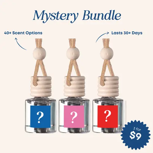 CANDECRAFTCO 3-Pack Car Fragrance Deal - $9 Total, High-Quality Scents, Lasts 60+ Days, Freshener Clip, Car Interior Accessories