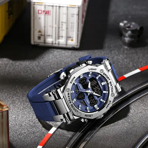 Men's Business Round Dial Analog Quartz Watch, Waterproof Wristwatch, Fashionable Wristwatch, Watch for Party, Everyday Accessory, Trendy All-match & Exquisite Watch for Birthday Gift with Box, Business Quartz Watches