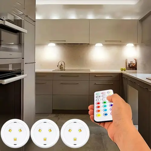 RGB Magnetic Ceiling Light, Modern Color Changing LED Ceiling Light, Interior Rgb Lighting, Light Dimmable, Wall Mounted Battery Required Ceiling Light with Remote Control for Home Decor, Lighting Modes Adjustable
