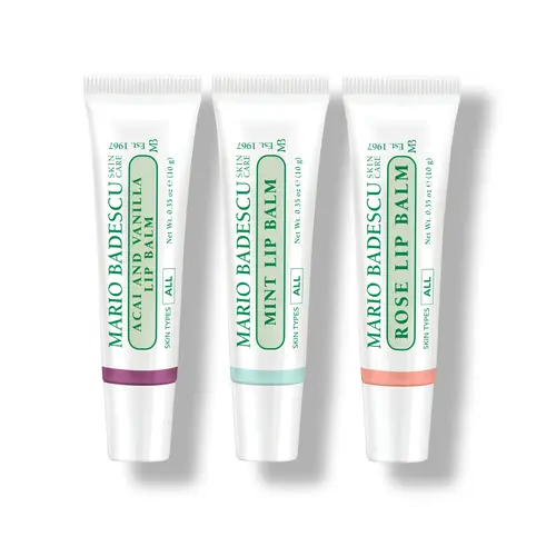 TikTok Lip Balm Bundle - Berry Floral Mint Skincare Vanilla Comfort Peppermint Silky