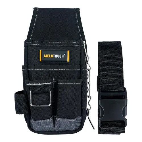MELOTOUGH Compact Mini Pouch - Tools Organizer with Belt Clip, Small-Tool Fit Utility Pouch for Electrician, Construction Accessories