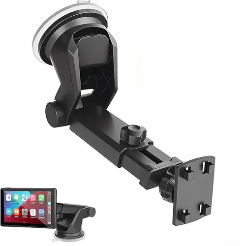 【HiEHA】Car Phone Holder - Universal Dashboard Windshield Vacuum Suction Mount with Ball Joint & Angle Adjust, Compatible with Most 7-Inch Portable Monitors, Car Interior Accessory