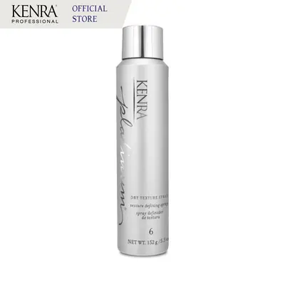 Kenra Platinum Dry Texture Spray 6 | Texture Defining Styler | Increases Texture & Fullness | Absorbs Oils & Impurities | Ultra-Lightweight, Non-Drying Formulation | All Hair Types
