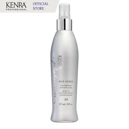 Kenra Platinum Hot Spray 20 | Heat Protection Styler | Long-Lasting, Firm Hold | Adds Vibrant Shine | Humidity & Thermal Protection | Clean Release From Heated Tools | All Hair Types