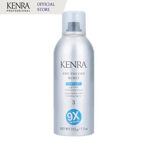 Kenra Dry Volume Burst 3 | Instant Volume Hairspray | Soft Hold Volumizing Spray | Dry Application | All Hair Types