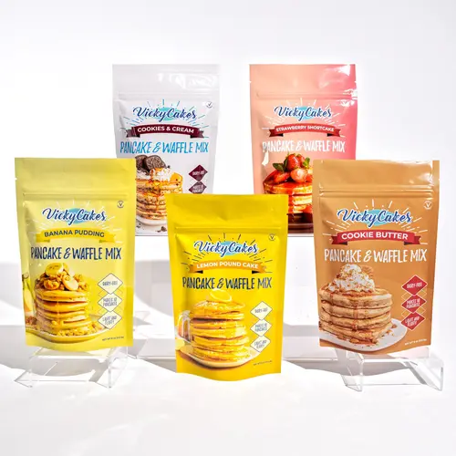 5 Pack Dessert Flavors Pancake Mix Bundle (Lemon Pound Cake, Banana Pudding, Strawberry Shortcake, Apple Pie, Sweet Potato)