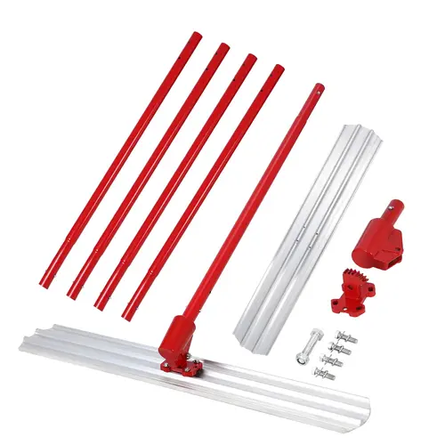 GARVEE 48x8 Inch Bull Float Magnesium Concrete Float, 4 Handles & Bull Float Bracket