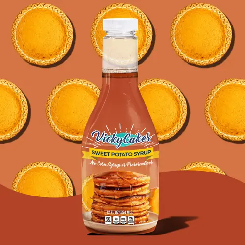 Vicky Cakes Premium Pancake Syrup - Natural Ingredients, Pick Your Flavor, No High Fructose Corn Syrup, No Artificial Flavors