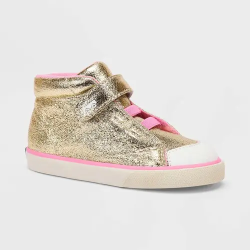See Kai Run Basics Toddler Belmont II High-Top Playground Sneakers, Toddler Walking Sneakers for Active Play