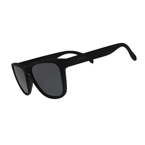 goodr A Unicorn's Calamity Medium Size (OG) Solid Black Frame with Black Lens, UV400, No Slip No Bounce No Tangle