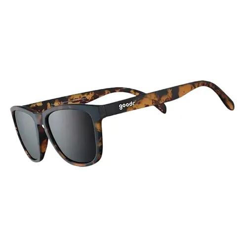 goodr Bosley's Basset Hound Dreams Medium Size (OG) Translucent Brown Frame with Brown Lens, UV400, No Slip No Bounce No Tangle