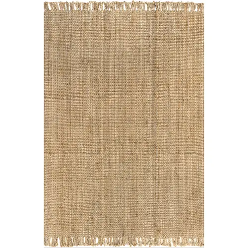 Nuloom Daniela Farmhouse Chunky Jute Area Rug, House Decor Piece, Aesthetic Home Decor Accent, Rugs for Bedroom