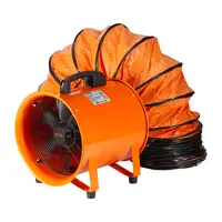 【fathersdaygift】VEVOR Portable Industrial Drum Fan10 in Heavy-Duty Cylinder Blower with 33ft Duct Hose380W 1893FM Ventilation Fan BoosterShop Exhaust Utility Tool for Dust & Smoke Removal (Home/Workplace), Industrial Drum Fan, Portable Blower Blowers,fath