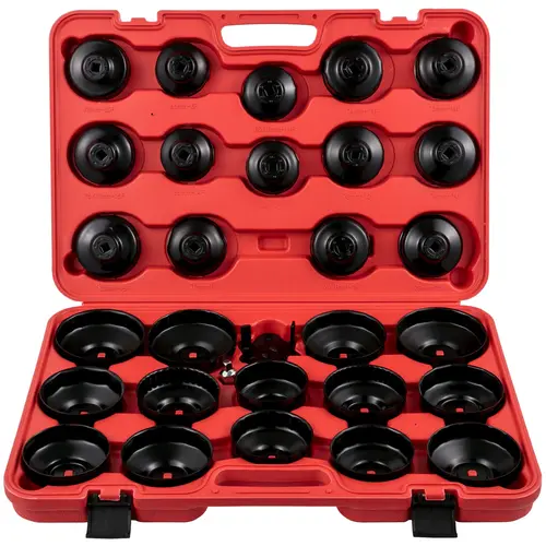 【toolupgrade】VEVOR Oil Filter Socket Set 7/14/30 Pcs Oil Filter Wrench SetSturdy Steel Oil Filter Socket3/8" Oil Filter SocketLow Profile Oil Filter Socket Set For Easy AccessOil Filter Wrench Cap