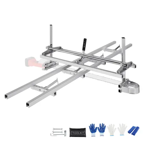 【Summerfinds】VEVOR Chainsaw Mill with 9 ft Rail Mill Guide System, 14"-36" Guide Bar, Aluminum Rail + Plates, Tool Accessories for Woodworkers, Anti-Looseness Design for Precise Lumber Cuts
