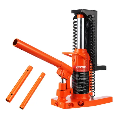 【toolupgrade】VEVOR Air Hydraulic Claw Jack, Automotive Repair Tools, 2.5T Toe Capacity, 5T Top Capacity, 0.8-5.3 in Toe Height, 8.9-13.4 in Top Height, Low Clearance Vehicle Lift for Car Repair & Industrial Use