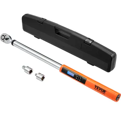 【DealsForYouDays】VEVOR Digital Torque Wrench 1/2" Drive Electronic Torque WrenchTorque Wrench Kit 25-250ft.lb/34-340n.m Torque Range Accurate to ±2%3-Mode Adjustable Torque Wrench Set with LED Buzzer Calibration,father'sdaygifts