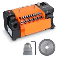 【toolupgrade】VEVOR MR-13A Drill Bit Sharpener - Tools for DIY Projects & Workshop, 3-13mm, 95°-135° Adjustable Point Angle, Portable End Mill Grinder with 11 Elastic Collets Grip Bits, CBN Wheel for HSS, High-Speed Motor