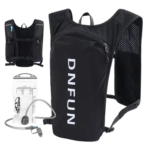 Hydration Vest for Runners, 1.5L Water Bladder, Lightweight Bounce-Free Hydration Pack, Water Carrier for Trail Running, Marathon, Cycling Sport Training, Hydration Pack Backpacks