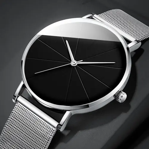 Men's Business Fashion Round Dial Analog Quartz Wristwatch, with Box, Business Fashion Watches, Fashion Watch for Party, Daily Decor, Trendy All-match & Exquisite Watch for Birthday Gift, Fashionable Analog Watch