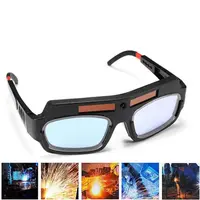 1 Pair Black Solar Auto Darkening Welding Goggle Safety Protective Welding Glasses Mask Helmet, Eyes Goggles Mask Anti-Flog Anti-glare Goggles