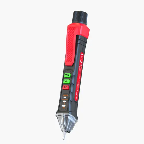 NJTY Non-Contact Voltage Tester, Low Voltage Tester, 12–100 V Electrical Test Pen, Battery-Required Circuit Breaker Finder, Professional Measuring Tool for Electricians