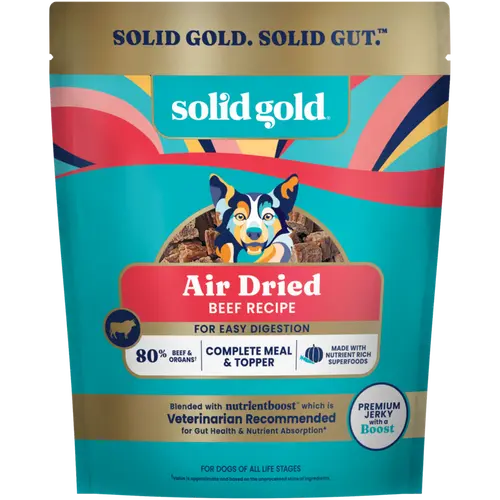 Solid Gold Air-Dried Treat & Meal Topper for Dogs, Nutritious, Delicious, Superfood Boost