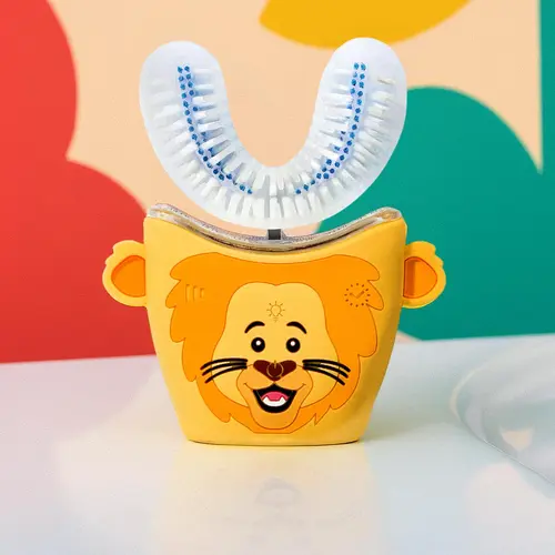 Autobrush Sonic Pro Kids | ADA-Accepted U-Shape Electric Toothbrush | Full-Mouth Clean in 30 Sec | Music + LED Lights | 3 Cleaning Modes | Pick Your Character