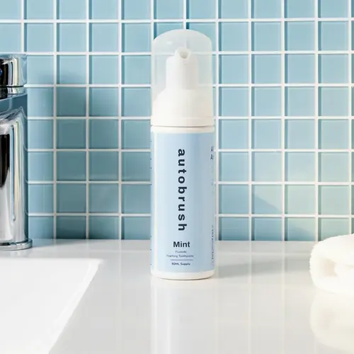 Autobrush Foaming Toothpaste | 2-in-1 Toothpaste + Mouthwash | Fluoride or Nano-HAp | Kids and Adults | 4 Flavors