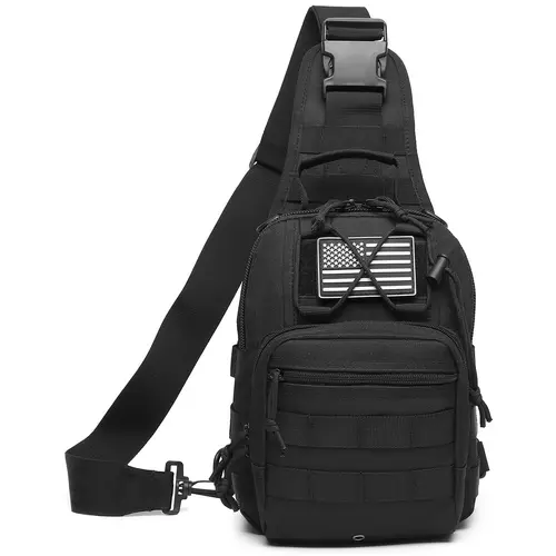 Tactical Compact EDC Sling Bag - Concealed Carry Shoulder Bag for Range, Travel, Hiking, Outdoor Sports Men Gifts, Crossbody Shoulder Purses, Phone Sling Bag,back to school,back to school haul