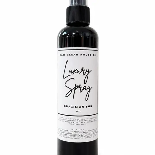 8 Fl Oz Plastic Vegan Mist Linen Spray - Blue Volcanic Tropical Lemon Citrusy 62 Scent Home Fragrance Air Freshener, Strong Aroma in 4-6 Sprays, Long-Lasting, for Bedding Refresh, Room Scents Layering