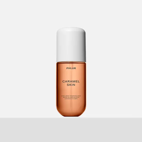 PHLUR Caramel Skin Body Mist - Travel Size Hair & Body Fragrance Mist with Caramel, Vanilla Bean, Brown Sugar & Sandalwood (3 fl oz)