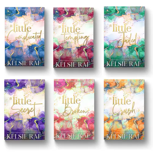 Little Things Series Gold Foil Hardback Book Bundle - Broken, Author-Signed, Tempting Legendary Hockey King-Themed Reads for Game Nights, with Crush & Secret Elements