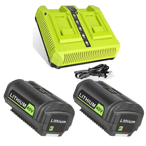 【DealsForYouDays】Upgraded 2 Packs 40V 6.0Ah Battery Replacement for Ryobi 40v Battery, 6000mAh High Capacity Compatible with Ryobi 40v Tools and Charger