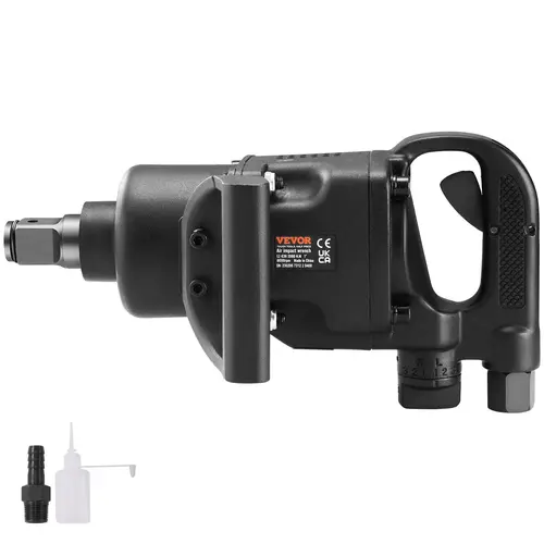 【summerfinds】VEVOR 1 Inch Air Impact Wrench, TikTokShopBlackFriday, Up to 2730 ft-lbs Reverse Torque Output 1" Pneumatic Impact Gun Lightweight w/ 2 Handles for Heavy Duty Repairs and Maintenance,father'sdaygifts