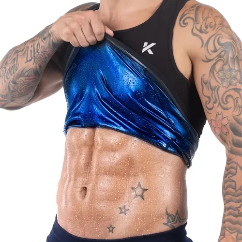 Kewlioo Men's Heat-Trapping Sweat Vest for Gym, Fitness, Exercise Gym Workout Wear Athletic Activewear