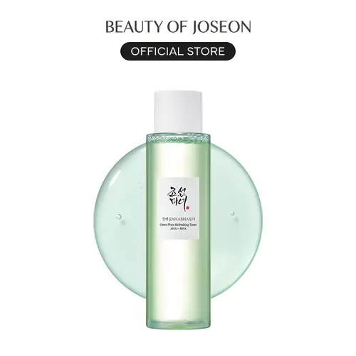 [Beauty of Joseon Official] Green Plum Refreshing Toner : AHA + BHA 150mL | Exfoliant, Smooth Clear Skin, Gentle Salicylic Acid, Minimize Deep Clean Pores, Brighten