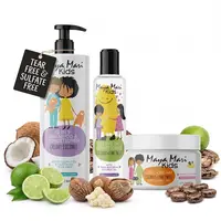 Maya Mari Kids - Curly Hair Kids Must Have 3-Piece Set - Kids 2-in-1 Shampoo and Conditioner, Curl Cream, and Leave-In Conditioner