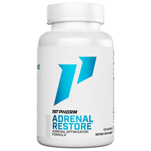 1st Phorm Adrenal Restore, Adrenal Support Formula for Stress & Cortisol Management, 60 Servings