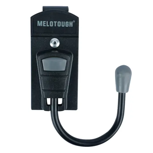 MELOTOUGH Durable Tool Belt Hook Holster - Cordless Drill Hook, Tool Pouch with Easy Attachment, Metal Clip, Fits 2-5" Work Belt, Compatible with Saws, Grey DIY Accessory
