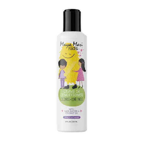 Maya Mari Kids Leave-in Conditioner - 8 oz Vegan Hydrating Hair Moisturizer with Shea Butter & Coconut Oil for Children’s Dry Curly Locks & Natural Curls, Silky Kids Haircare Treatment, Shiny Hair