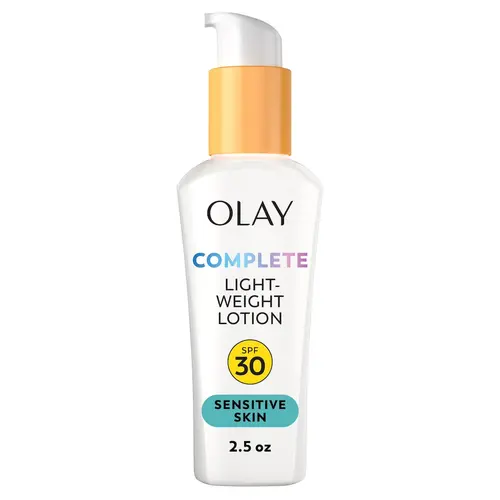 OLAY Facial Moisturizer Lotion - Sensitive Skin, Gentle, Broad-Spectrum SPF 30 Sunscreen with Zinc Oxide for Deep Moisture Hydration, Hydrate, Lightweight