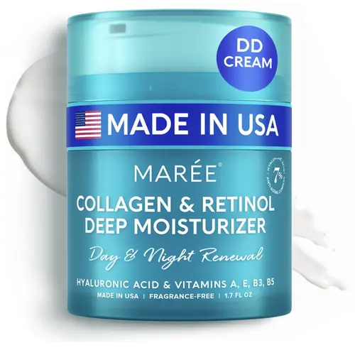 MARÉE Collagen Face Cream – Face Moisturizer – Retinol, Collagen & Hyaluronic Acid – 1.7 fl oz campingessentials
