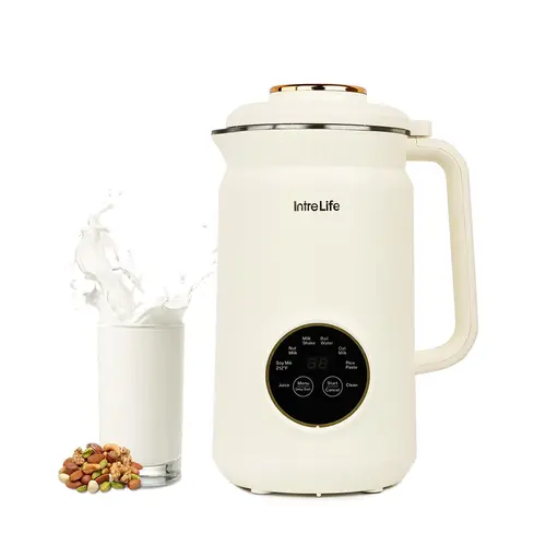 8-in-1 Nut Milk Maker Machine, 34oz Soy Milk Machine with Auto Clean, 12H Delay Start & Keep Warm - Includes Nut Milk Bag, Oat/Soup/Juice/Plant Based Maker
